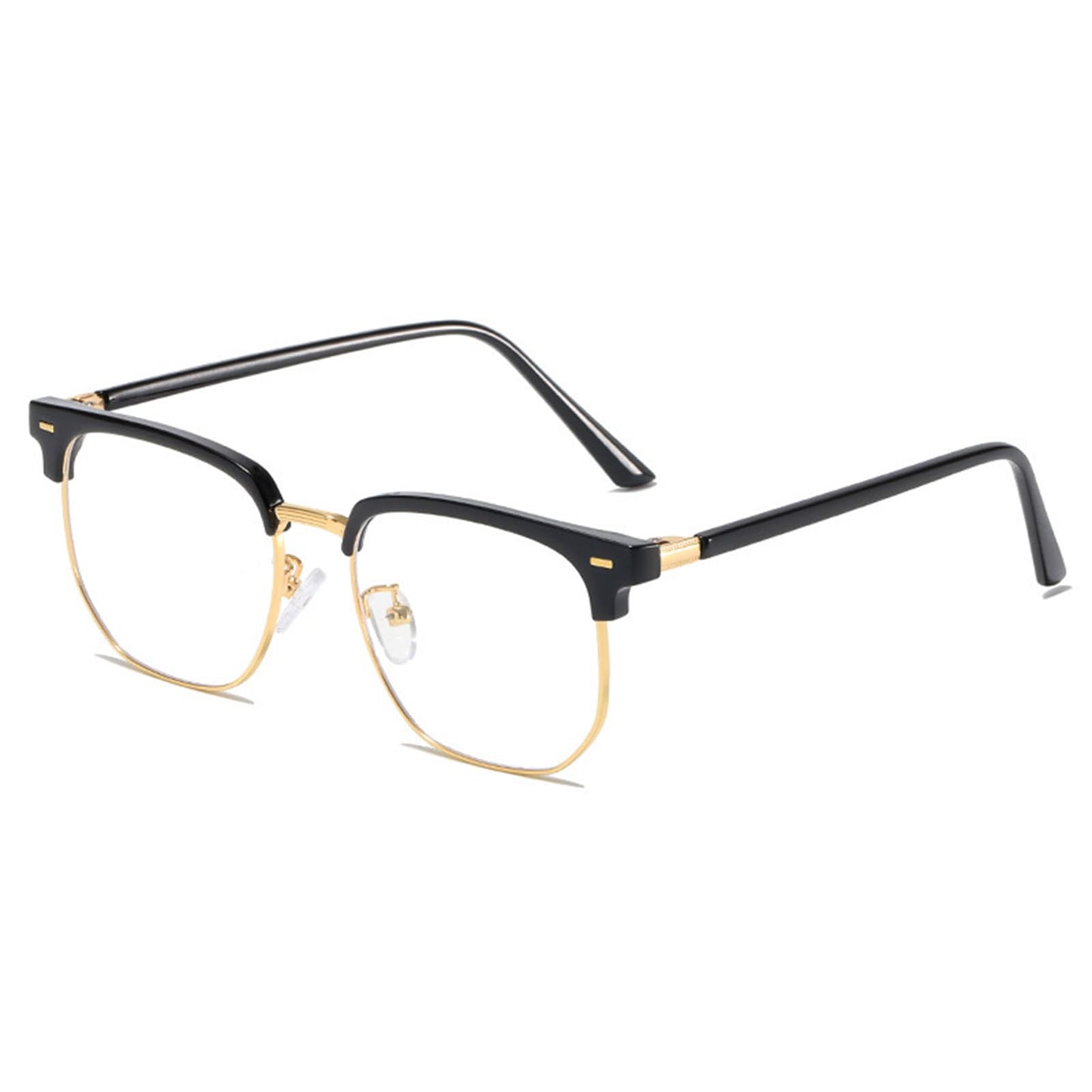 Photochromic Blue Light Glasses - Semi Rimless Rectangle Frame