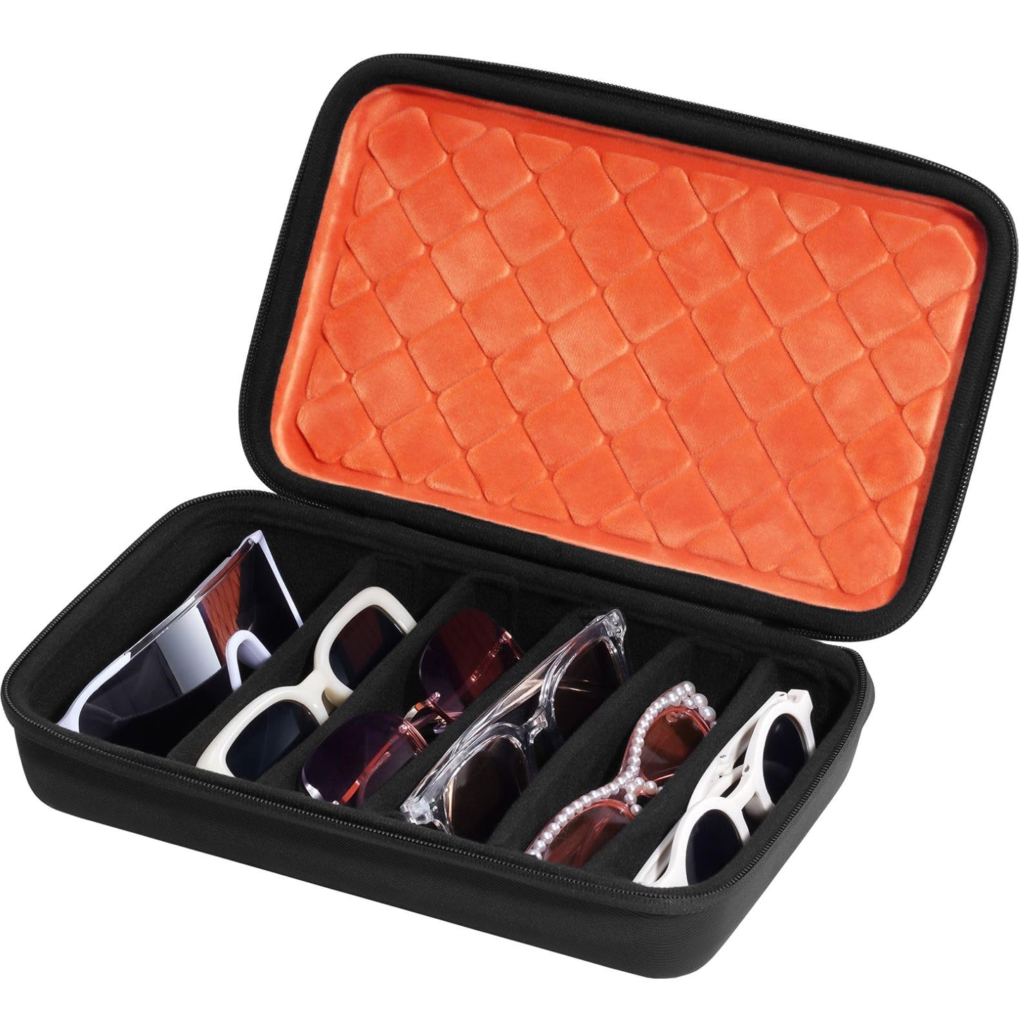 Hard Shell Travel Sunglasses Organizer Case