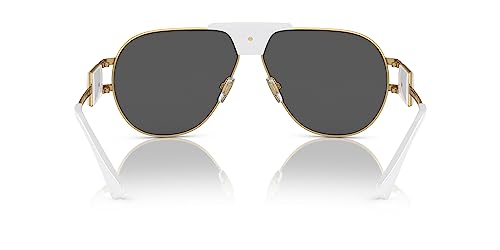 Gold Metal Pilot Sunglasses - Dark Grey Lens Style