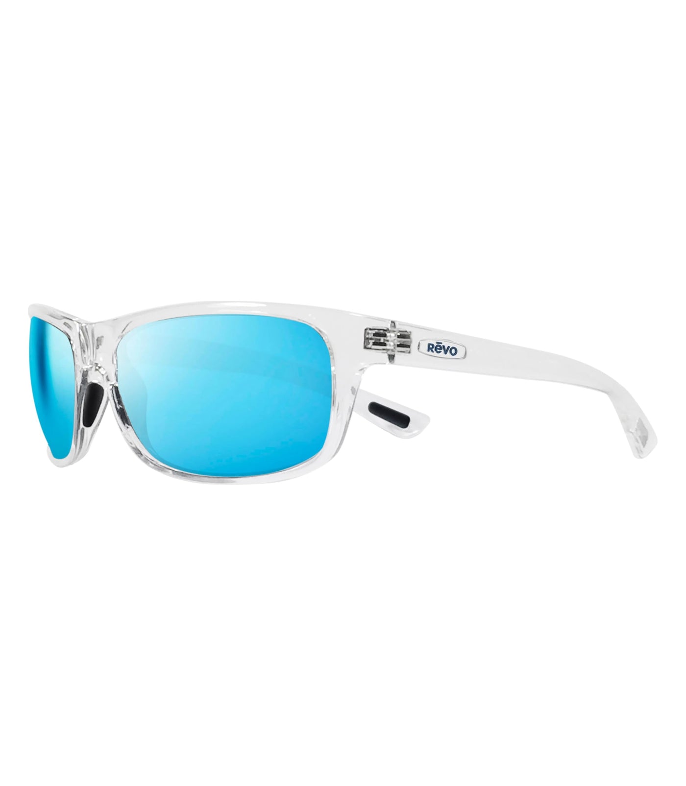Jude Polarized Sunglasses - Sport Wrap Crystal Lens Style