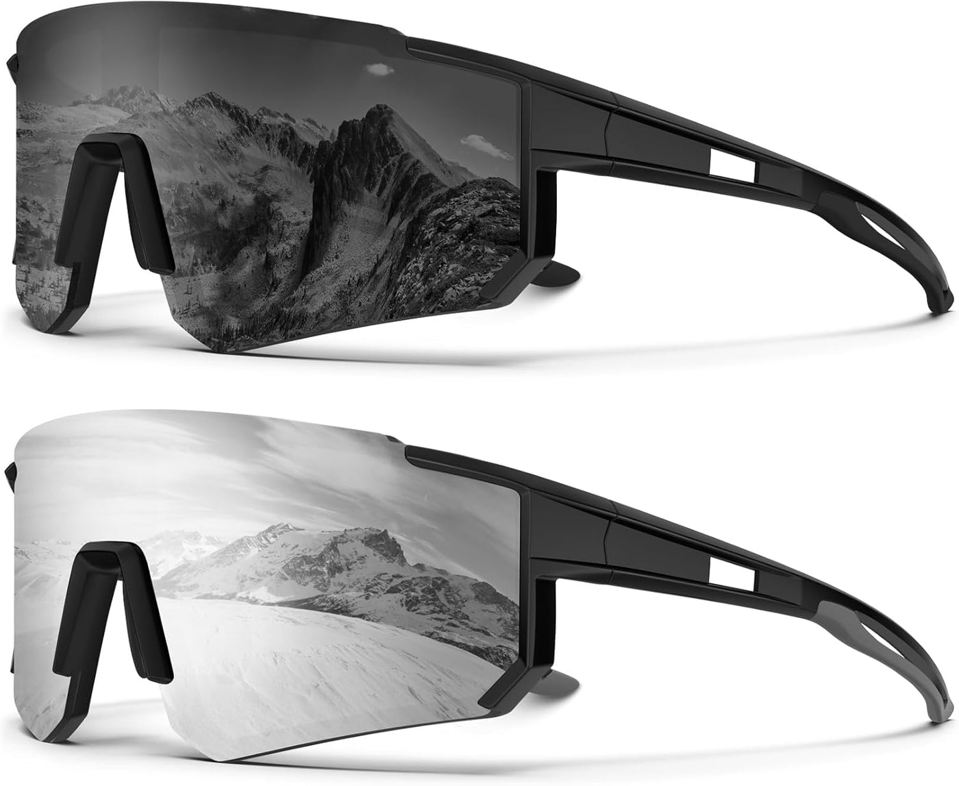 Polarized Sports Sunglasses - UV Protection Cycling & Running Shades