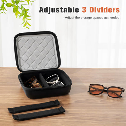 Hard Shell Travel Sunglasses Organizer Case