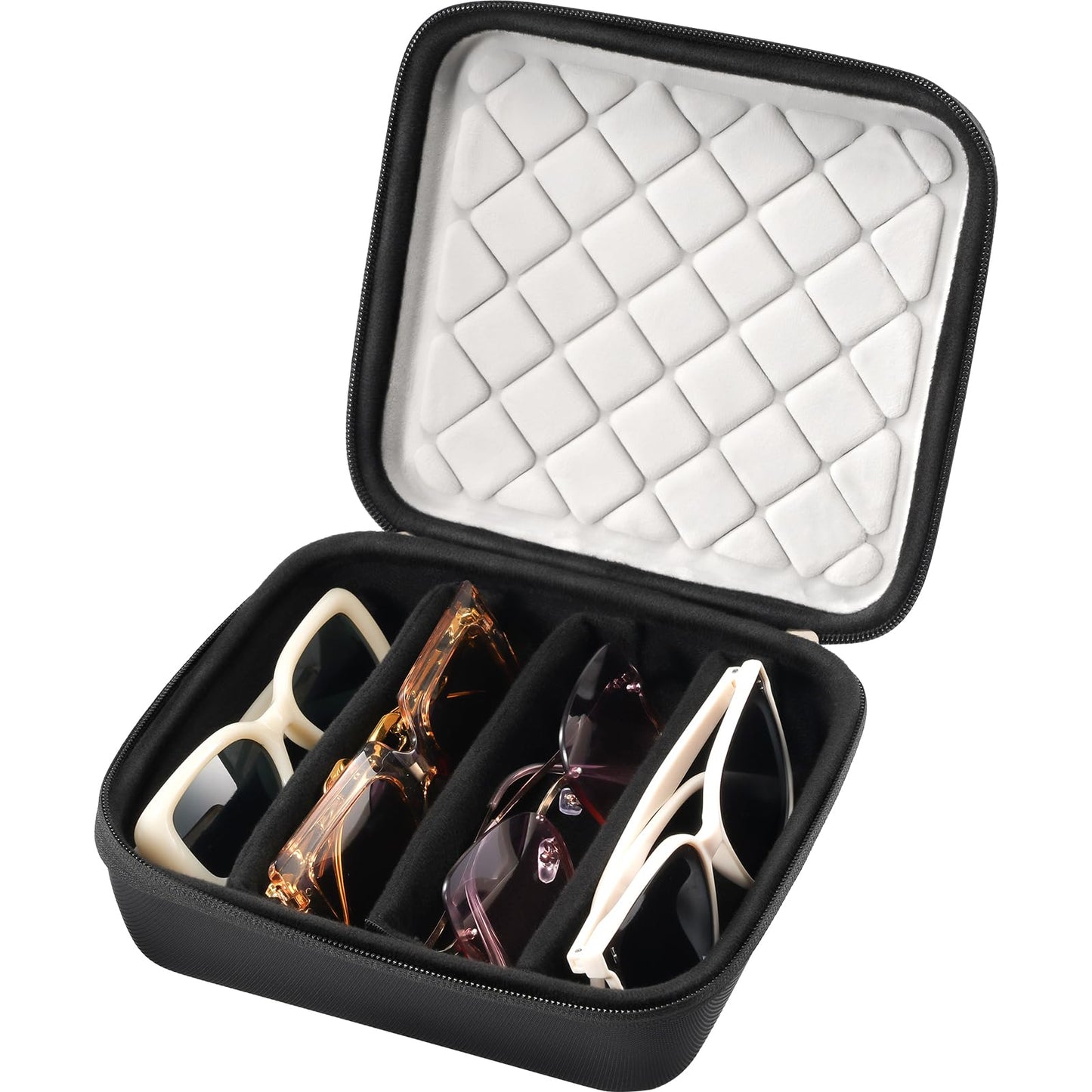 Hard Shell Travel Sunglasses Organizer Case